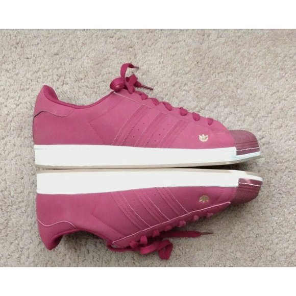 adidas Other - Adidas Originals Superstar Men's Suede Burgundy Shoes Size 14